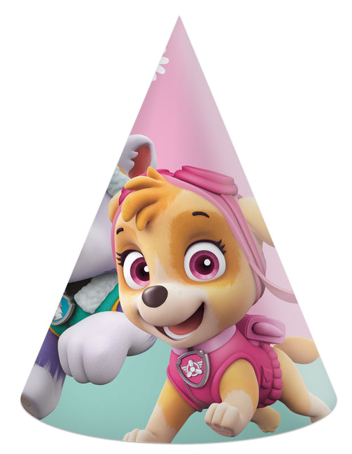 Chapeaux Paw Patrol Skye et Everest 6pcs
