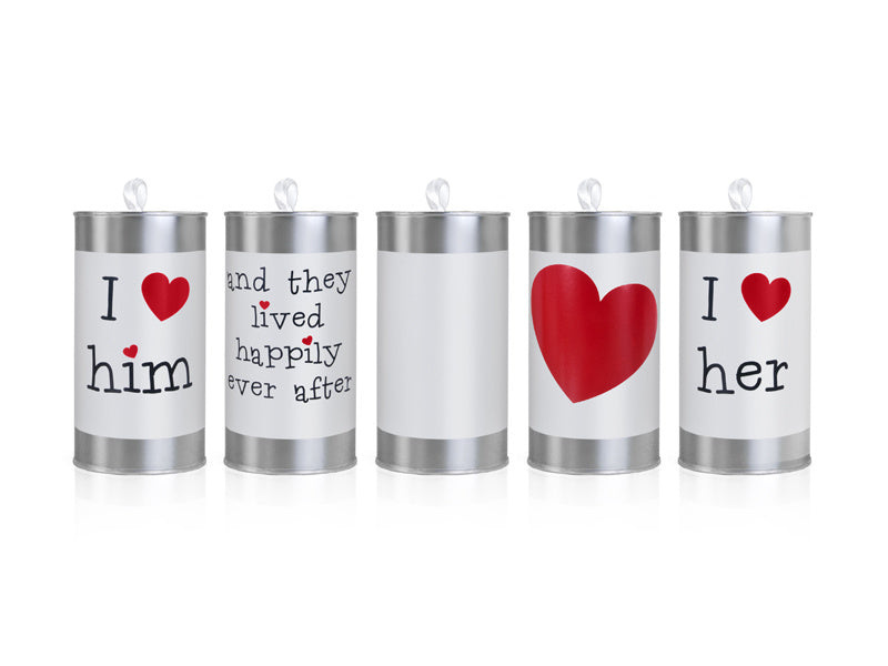 Boîtes de mariage 14cm 5pcs