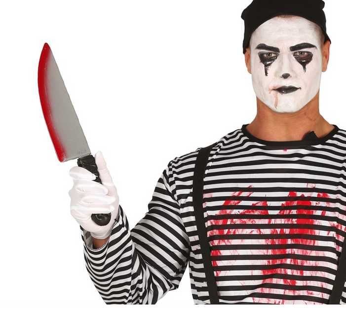 Couteau sanglant d'Halloween 37cm
