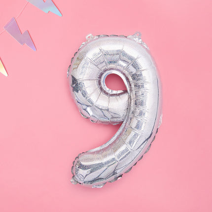 Ballon de baudruche Figure 9 Holographique 35cm