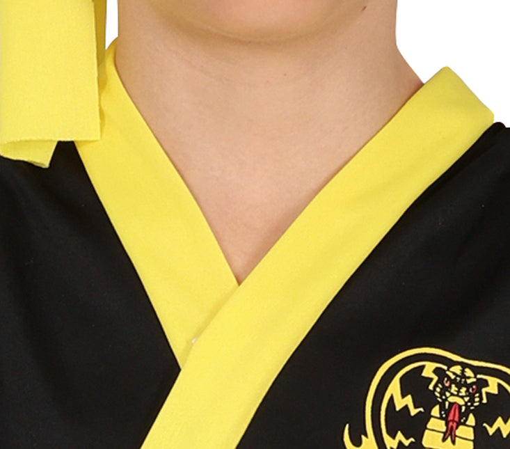 Costume de Ninja Noir Jaune Garçon