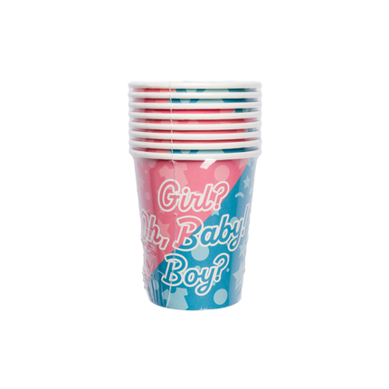 Coupes de révélation du sexe 9cm 8pcs