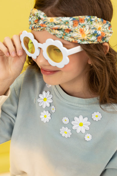 Emblèmes de fer Fleurs 10pcs