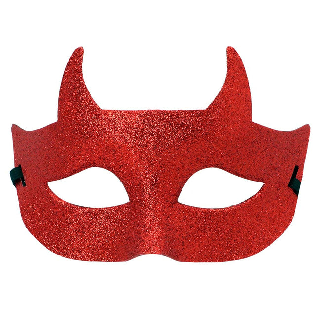 Masque pour les yeux d'Halloween Devil Glitter