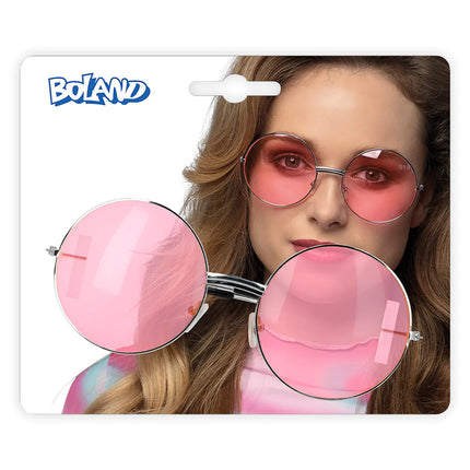 Lunettes hippies roses