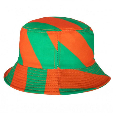 Chapeau de pêcheur vert/orange