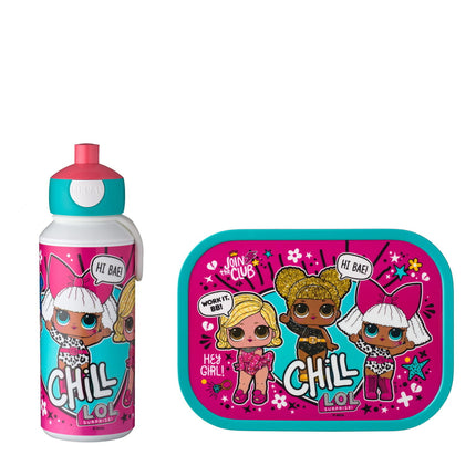 Ensemble de repas Campus Drink Bottle+Lunchbox Lol Surprise