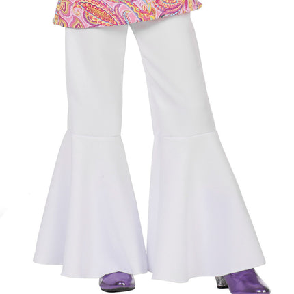 Pantalon Hippie 60S Blanc Enfant
