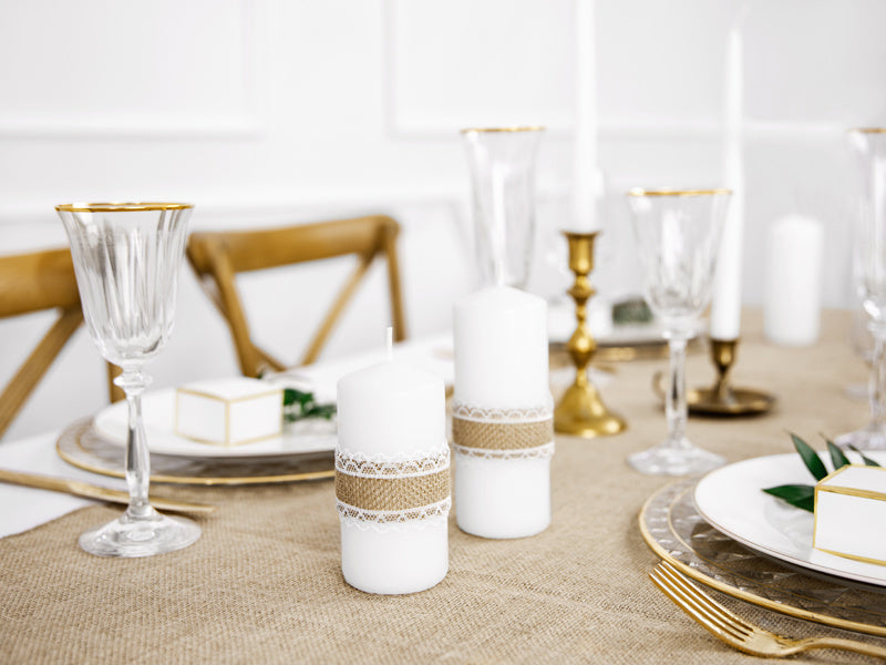 Ruban de jute Dentelle 5m