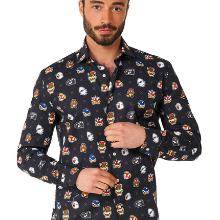 Chemise Super Mario Bad Guys Hommes <tc>OppoSuits</tc>