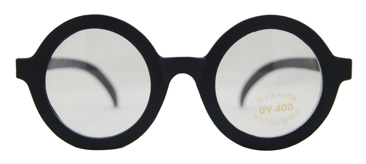 Lunettes rondes noires