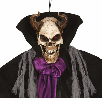 Décoration suspendue d'Halloween Démon avec lumière 1.5m