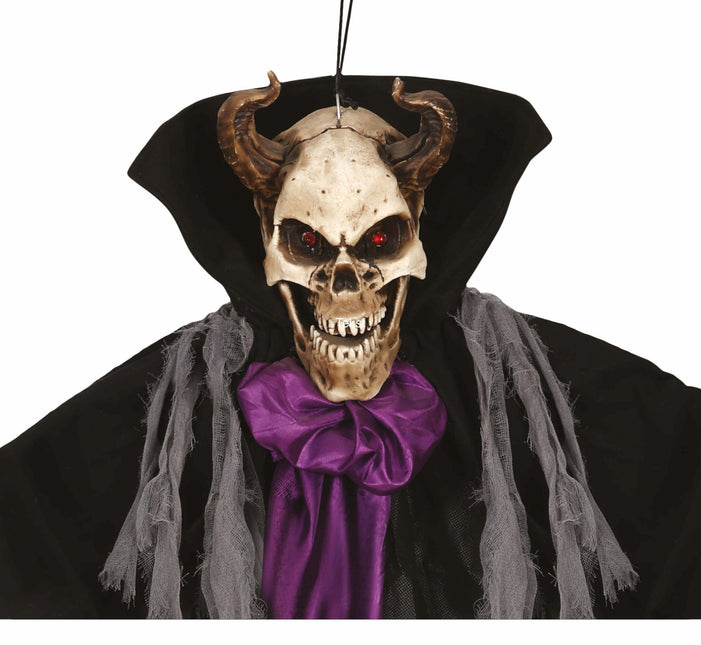 Décoration suspendue d'Halloween Démon avec lumière 1.5m