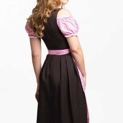 Robe Dirndl Oktoberfest Longue Rose