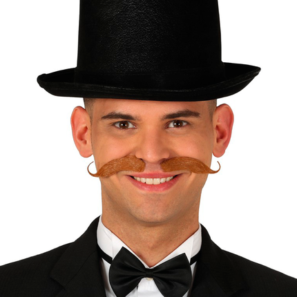 Moustache bavaroise Marron