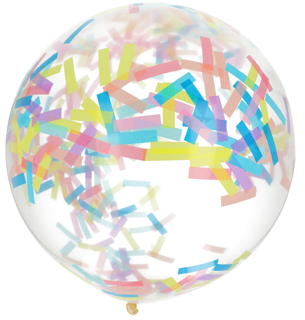 Ballon Confetti Pastel 61cm