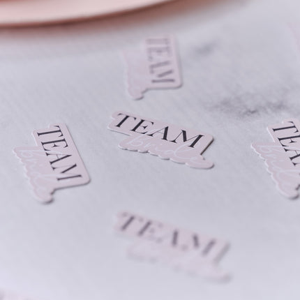 Confetti de table de mariage Team Bride 14g