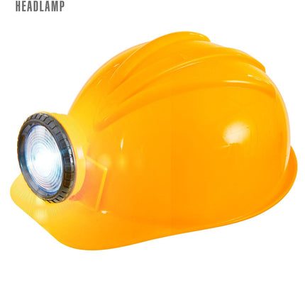 Casque de chantier avec lumière