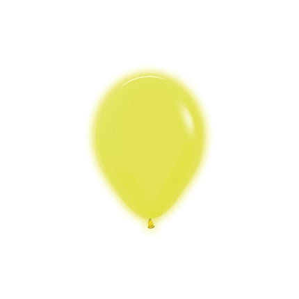 Ballons Néon Jaune 12cm 50pcs