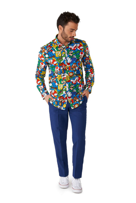 Chemise Super Mario Hommes <tc>OppoSuits</tc>
