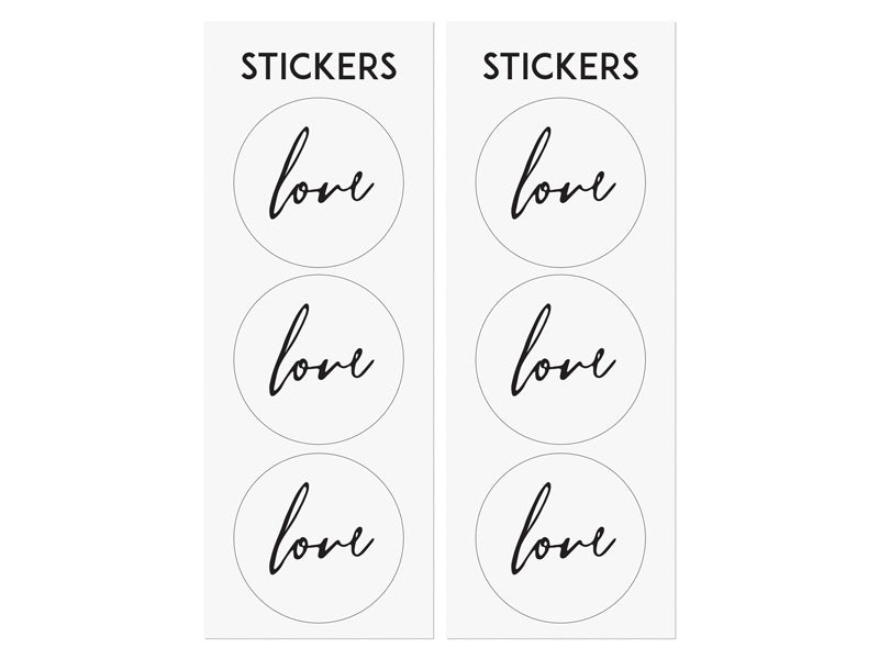 Sacs de partage Love 6pcs