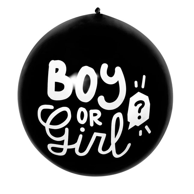 Gender Reveal Confetti Balloon Boy 60cm