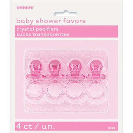 Tétines pour bébés Crystal Pink 4pcs