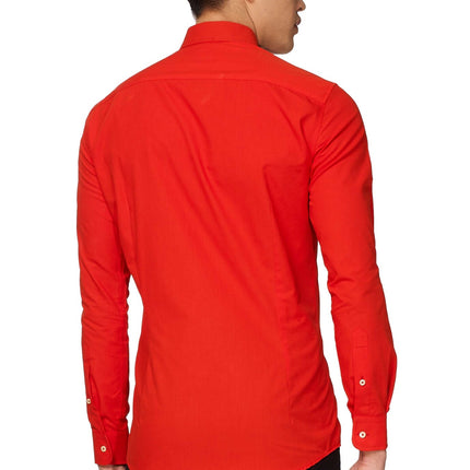 Chemise rouge Hommes <tc>OppoSuits</tc>