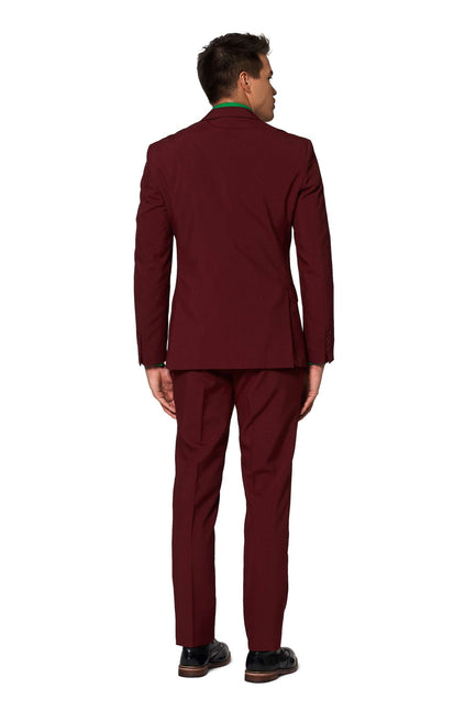Costume rouge bordeaux Hommes <tc>OppoSuits</tc>