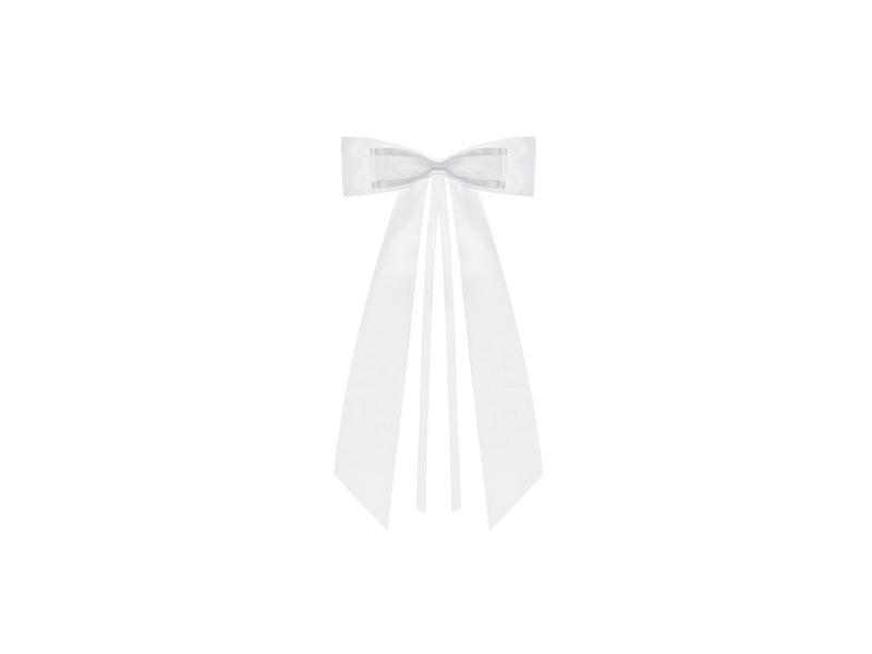 Arc de décoration de voiture Blanc 14cm 4pcs