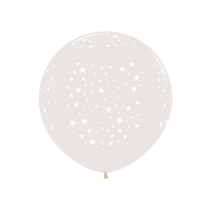 Ballons de baudruche étoiles transparentes 61cm 3pcs