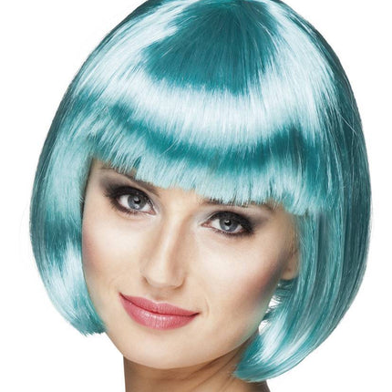 Perruque Bob Turquoise