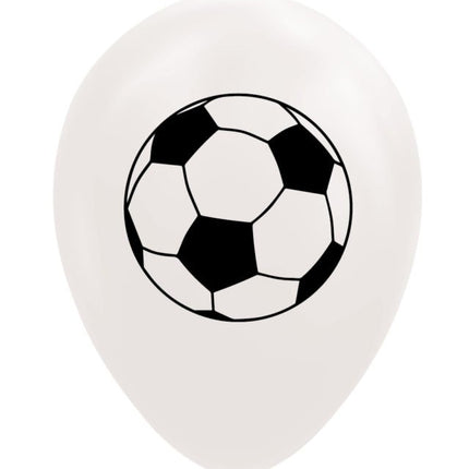Ballons de football blancs 30.5cm 8pcs
