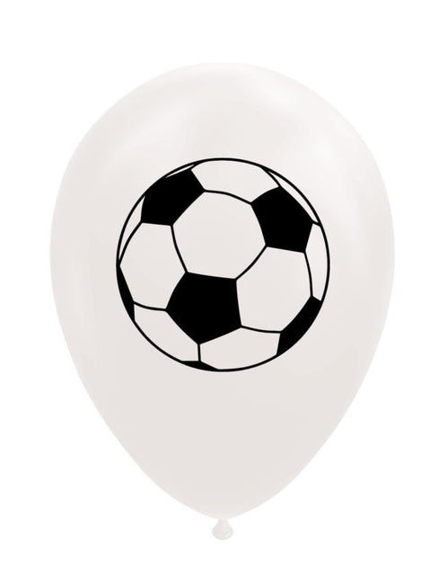 Ballons de football blancs 30.5cm 8pcs