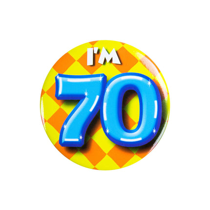 J'ai 70 ans Bouton 70 ans 5.5cm