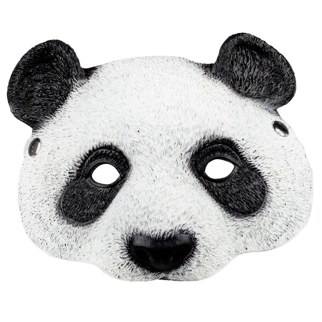 Demi-masque Panda en peluche