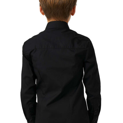 Chemise noire Garçon <tc>OppoSuits</tc>