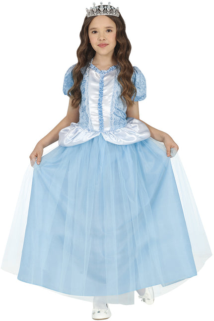 Robe de princesse fille bleue
