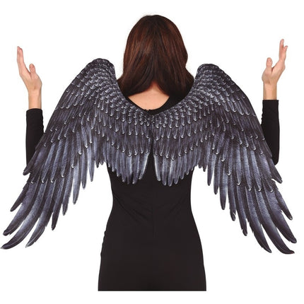 Tissu Halloween Wings gris 1.05m