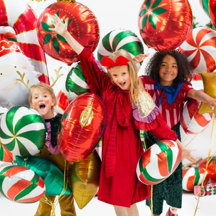 Ballon à l'hélium boule de Noël vide 45cm