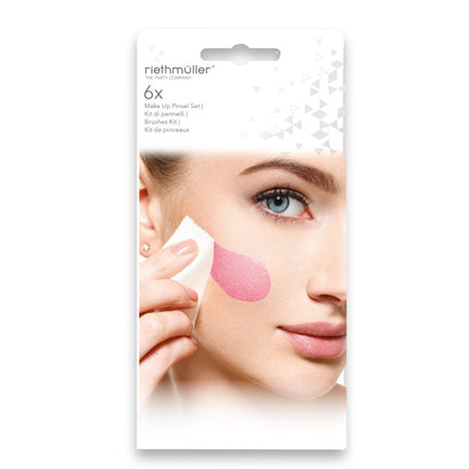Éponges de maquillage blanches 6pcs
