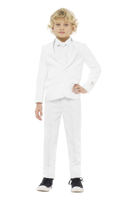Garçon au costume blanc <tc>OppoSuits</tc>