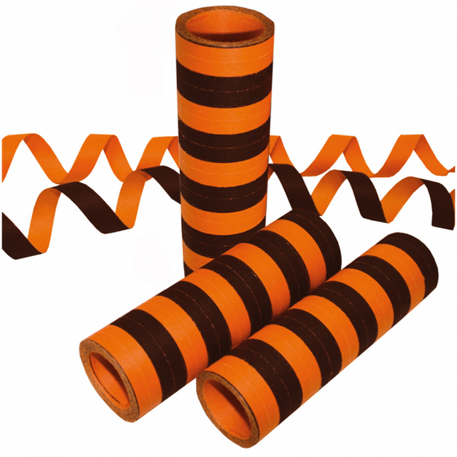 Serpentin orange noir 4m 20 anneaux
