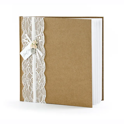 Livre d'or Kraft Lace 20.5cm