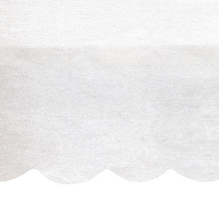 Nappe façonnée blanche 2.74m