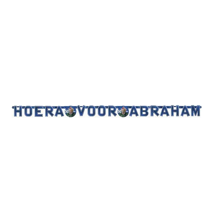 Guirlande de lettres d'Abraham 3m