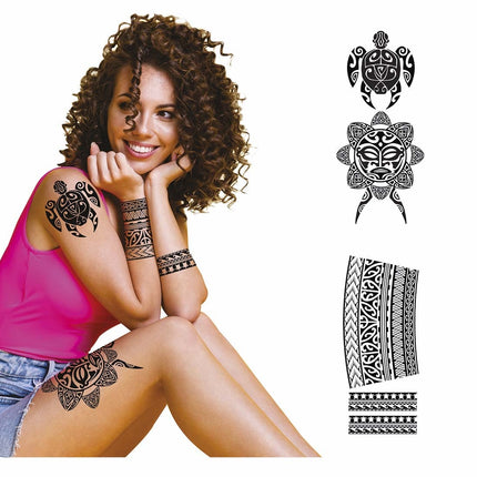 Faux tatouages noirs pour femmes