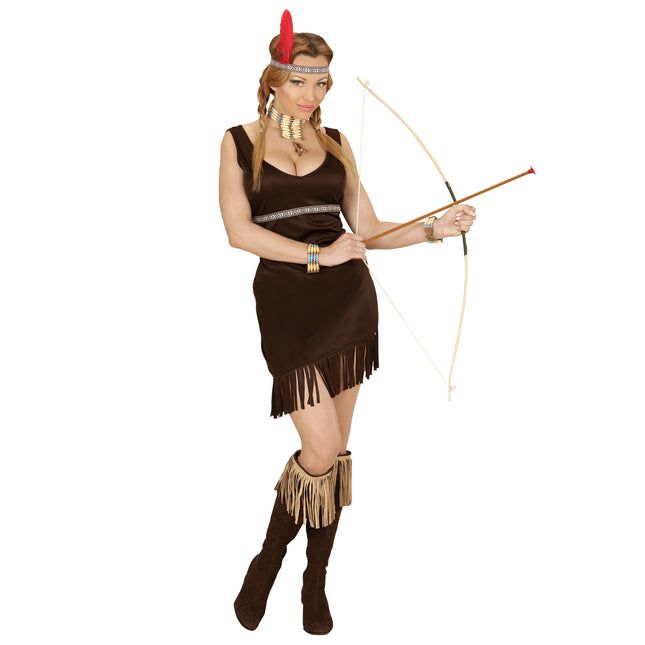 Robe indienne Marron Dames
