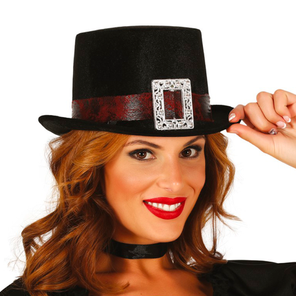 Chapeau velours noir