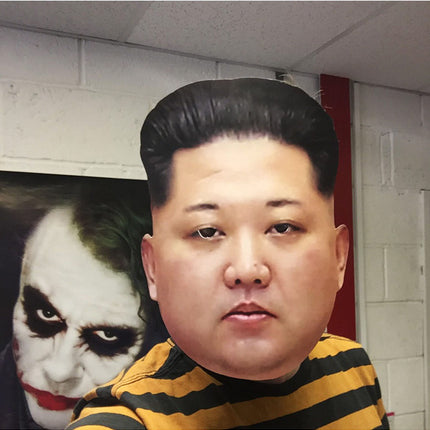 Masque de Kim Jong Un